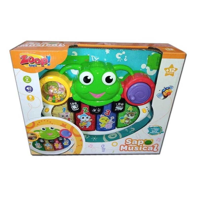 Teclado sapo musical - zoop toys - Piano / Teclado de Brinquedo